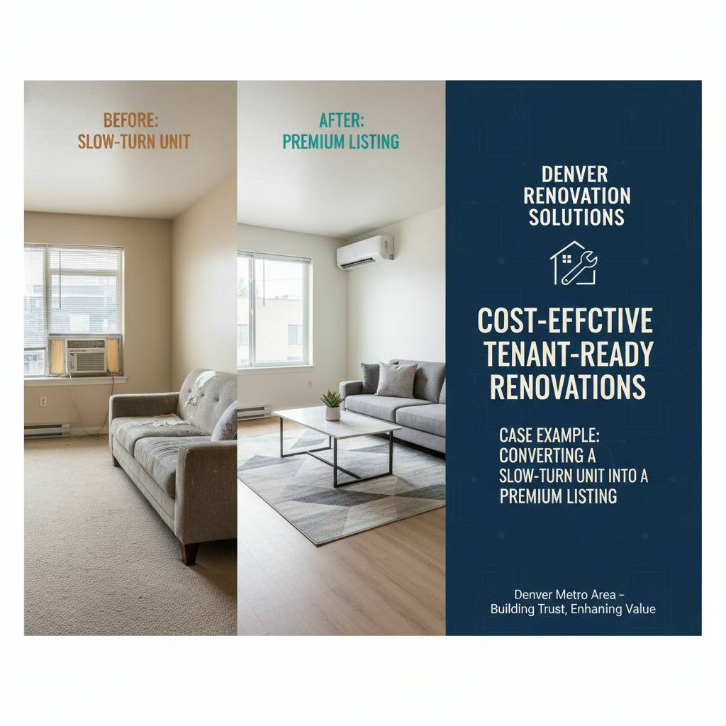 Case example: converting a slow-turn unit into a premium listing