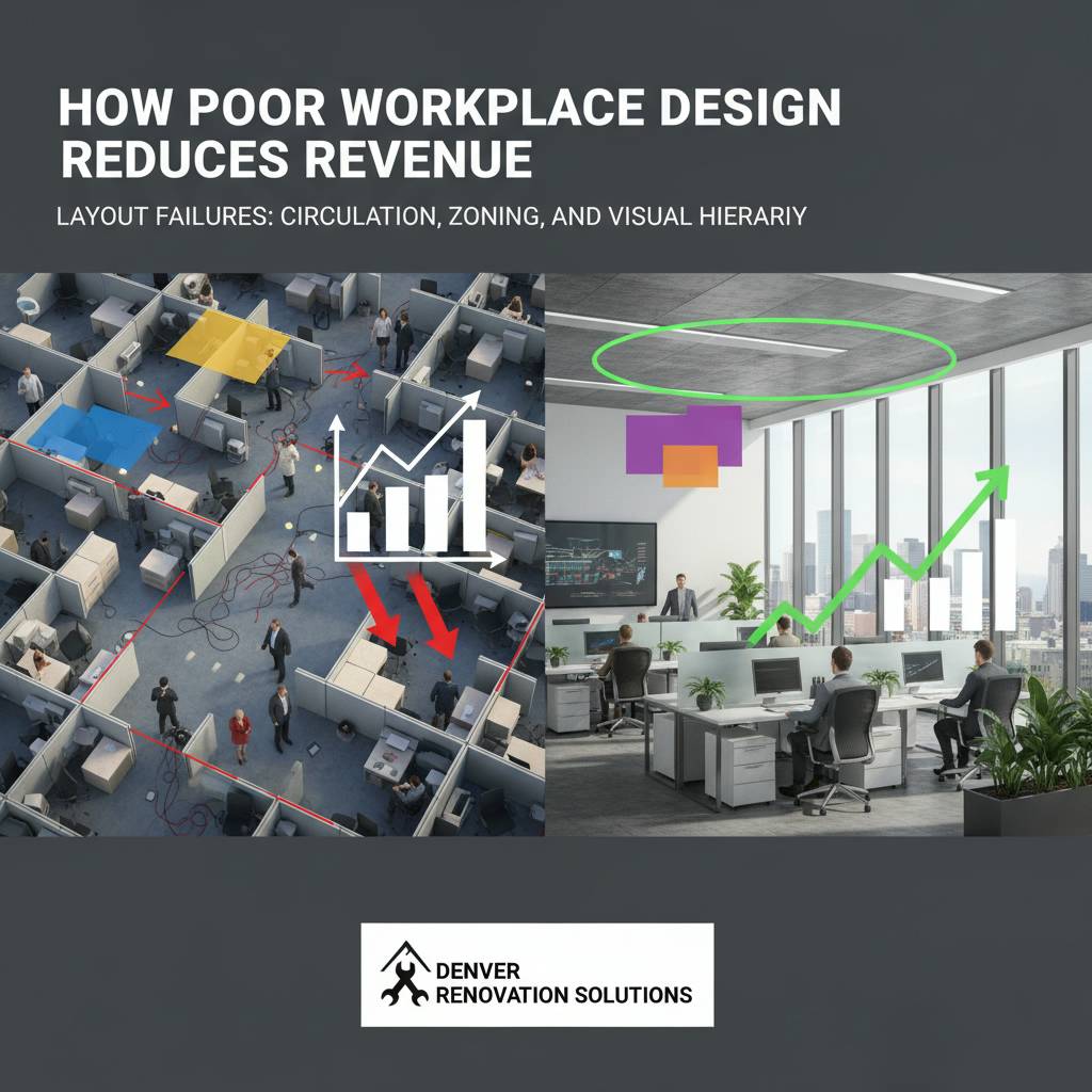 Layout failures: circulation, zoning, and visual hierarchy
