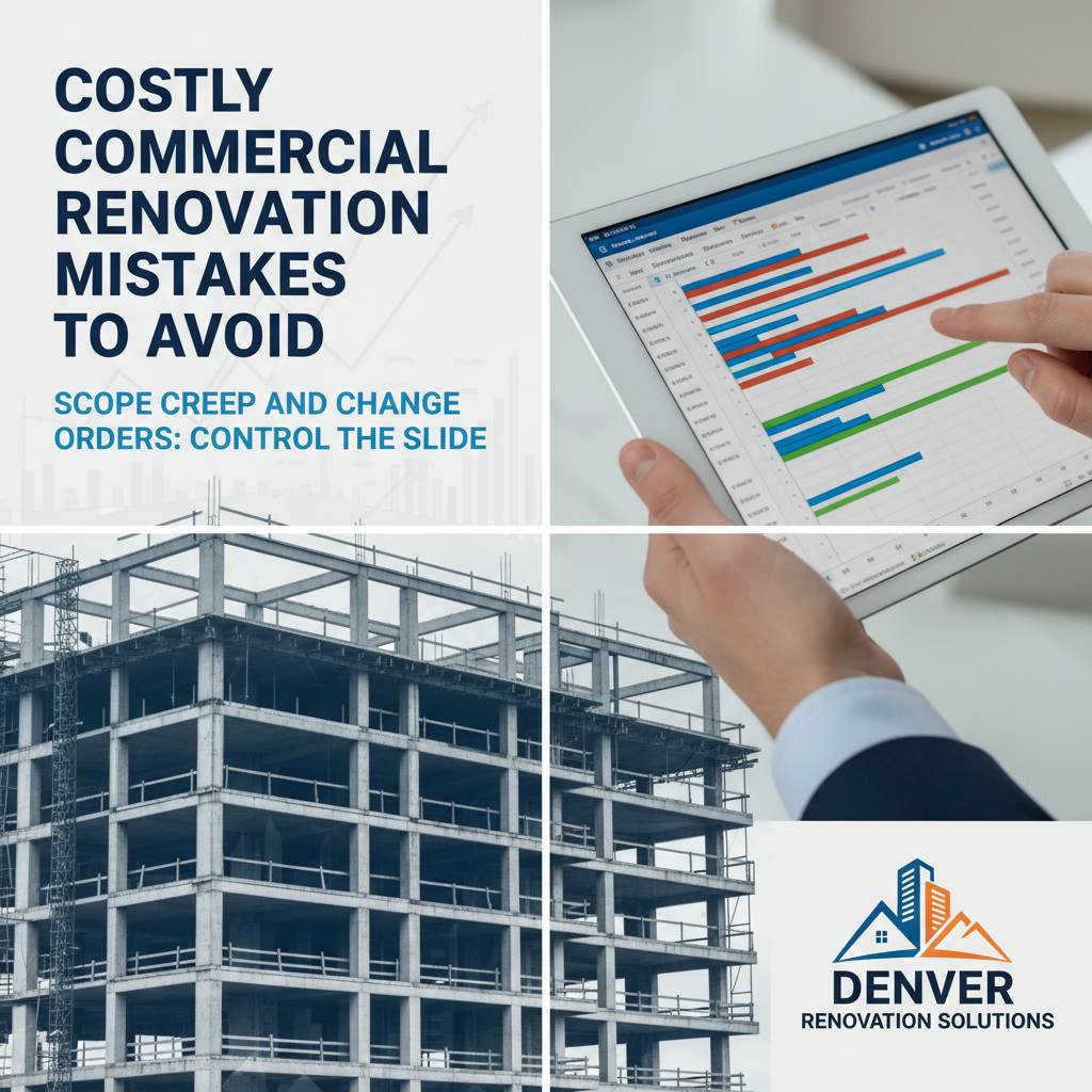 Scope creep and change orders: control the slide